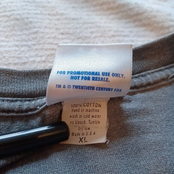 Y2K 2004 Team Fox Gear Flight of the Phoenix Gray Movie Promo T-Shirt Adult XL - Picture 5 of 10